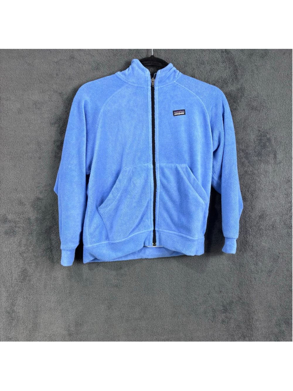 Women's Patagonia Fleece Zip-Up Hoodie Blue Size M